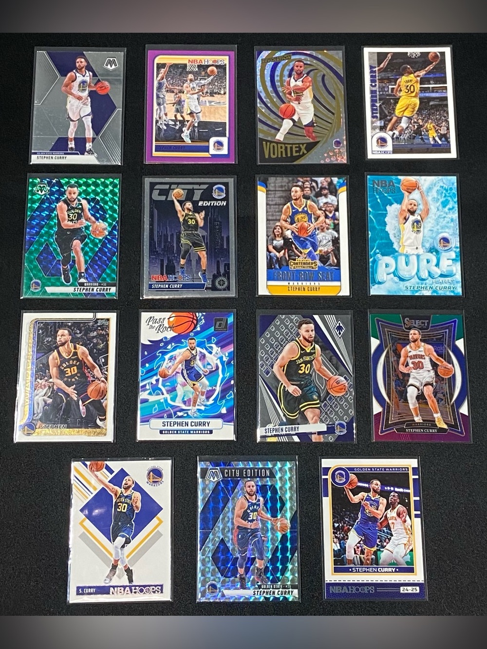 STEPHEN CURRY Golden State Warriors Basketball Card Lot Of 15ea
